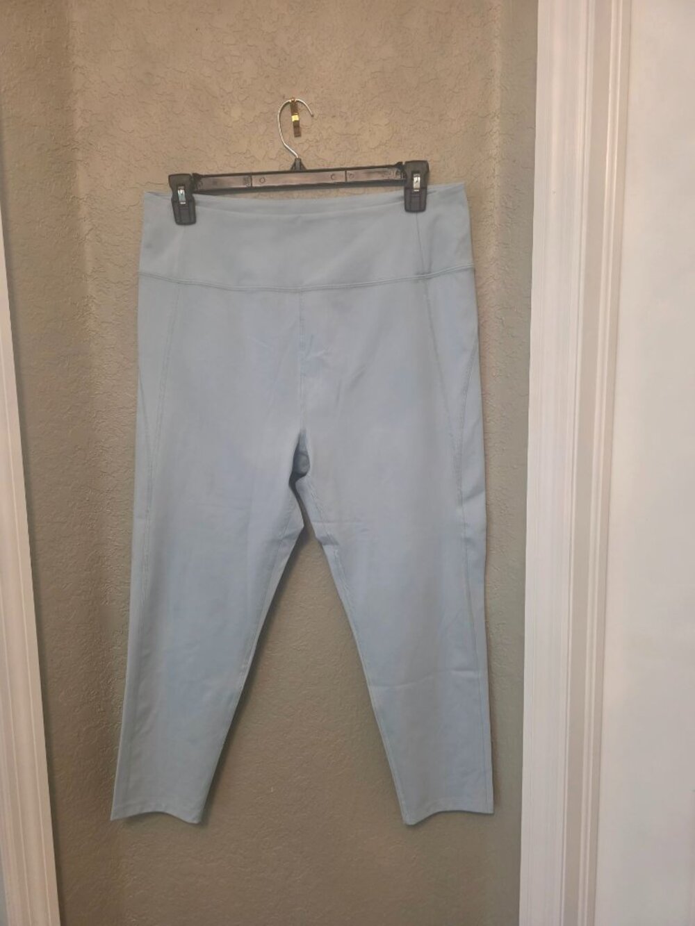Girlfriend Collective Blue Cropped Ankle Leggings 4X GUC